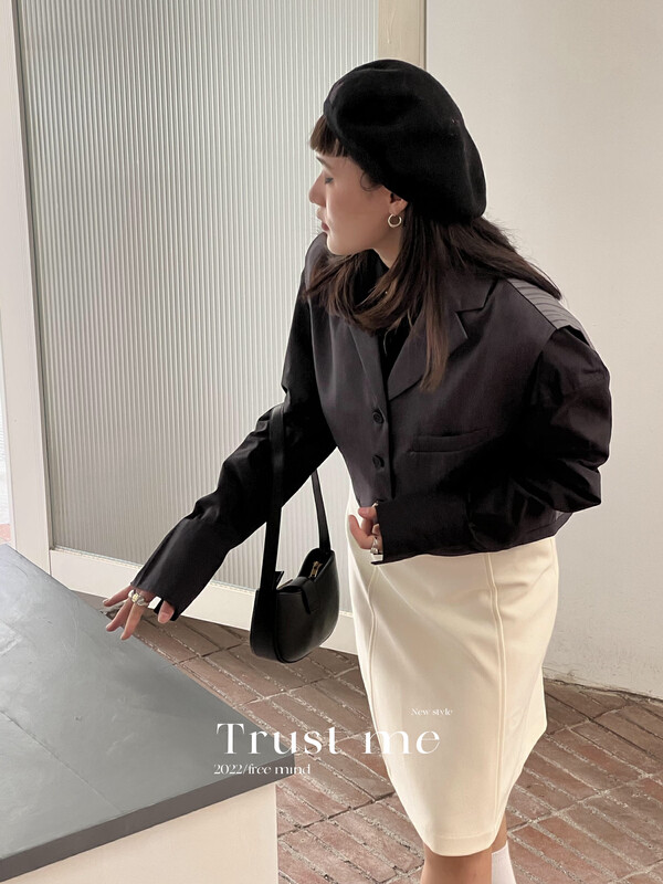 【TRUSTME】Temperament Loose Suit Vest 40167# JHY