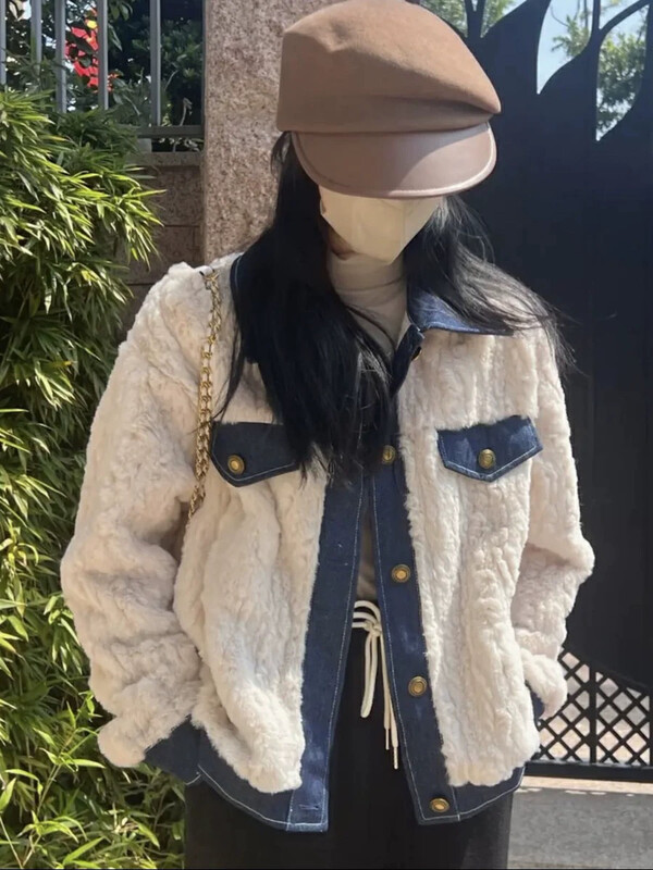 【KIKI STUDIO】Hong Kong style denim short jacket 7075# HJY
