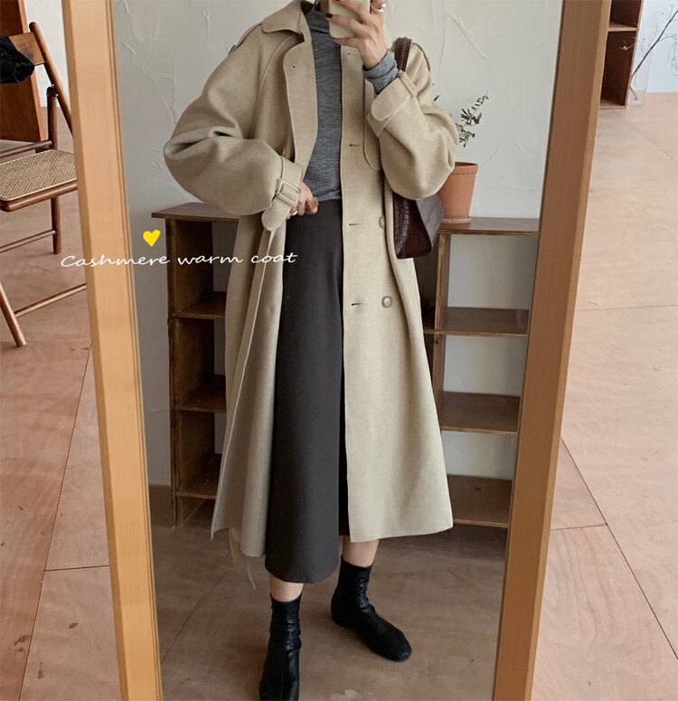 [Timely Rain] Wool jacket (with belt) (78% wool) 62177# WPL
