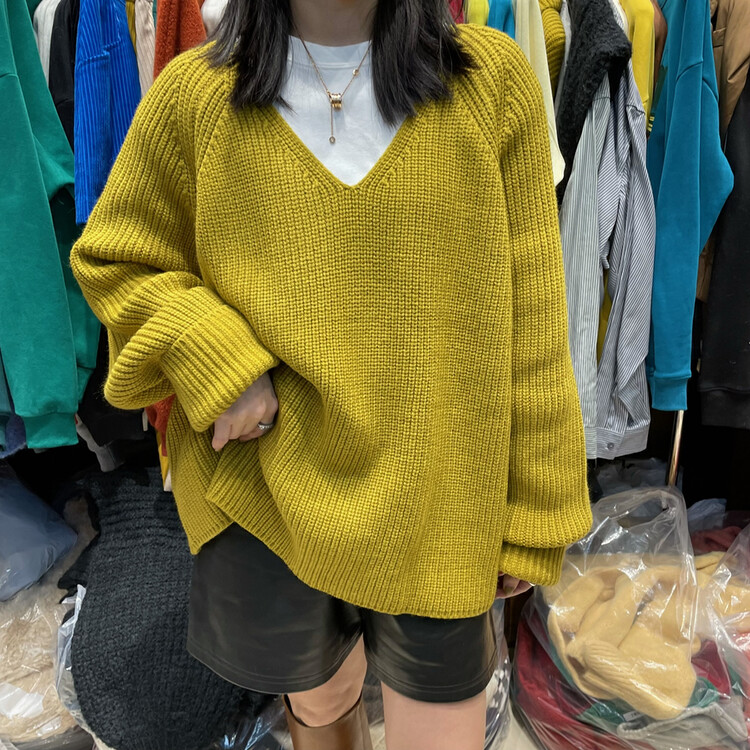 Original price 122.95! [TRUSTME] Korean retro all-match sweater 21490