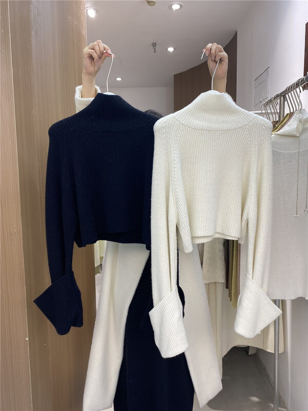 【SEASONS】High-neck comfortable all-match warm sweater 8901# WPL