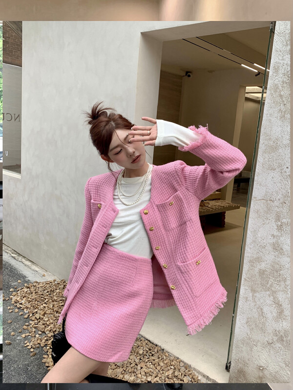 [BENYAN] lavame Korean style small fragrance jacket two-piece suit 6567