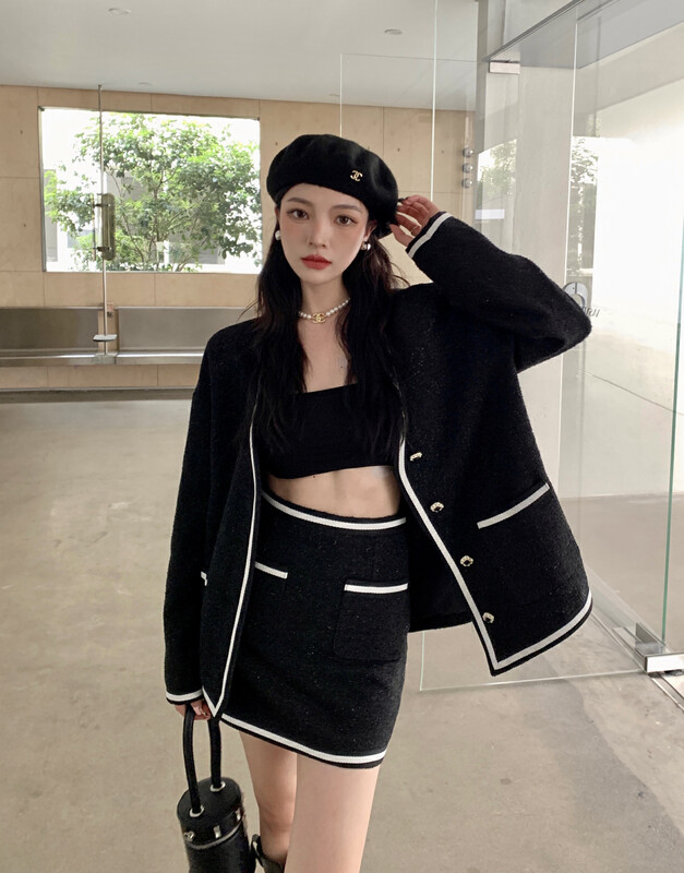 [BENYAN] lavame temperament V-neck small fragrance suit suit 6506