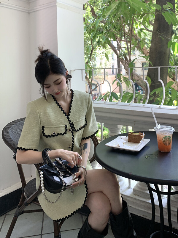【BENYAN】Xiaoxiang style coat dress D8016# JHY
