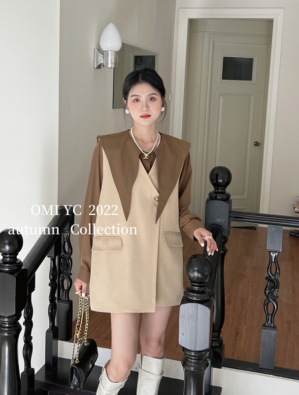 【O MI】High-quality one-button suit vest 33202# FHX