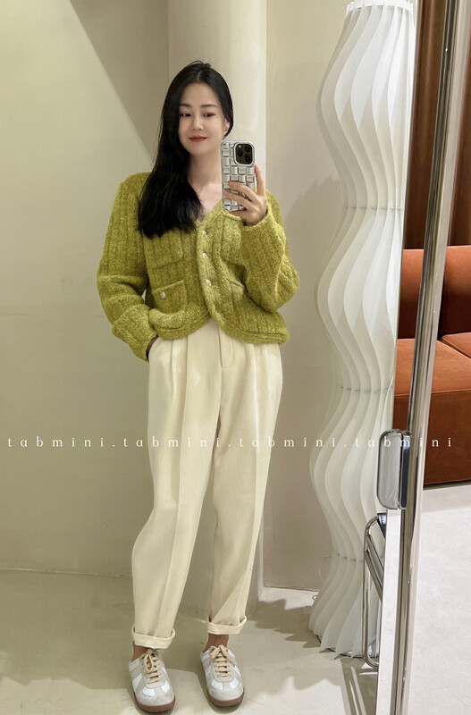 【TABMINI】High waist thickened all-match casual pants Q11387-G# WPL