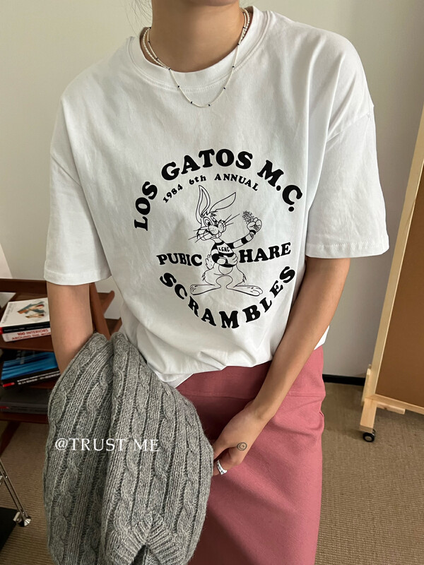 【TRUSTME】Short-sleeved T-shirt 40211