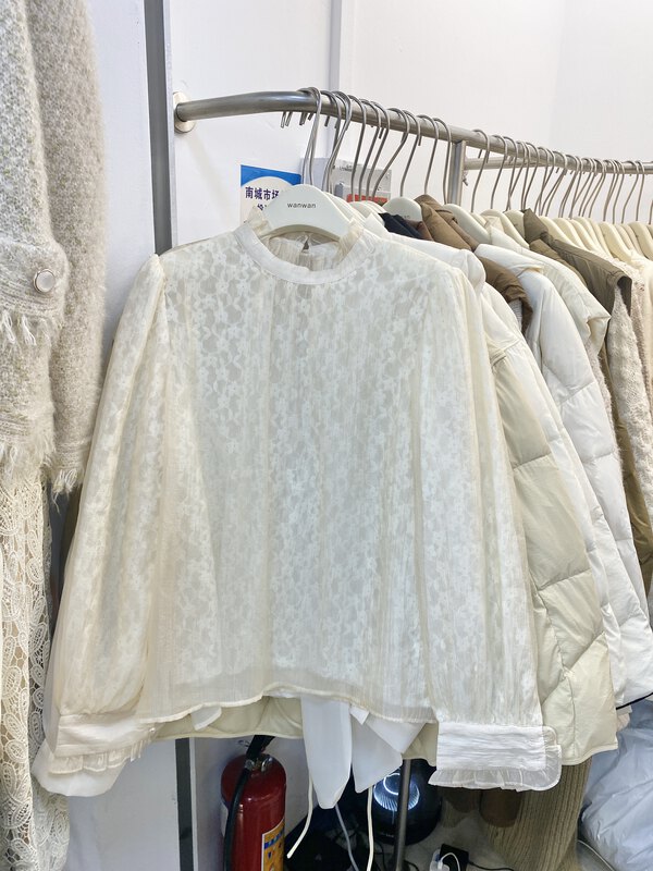 【WANWAN】Small woman temperament all-match small shirt 66019# HBX