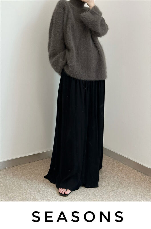 New in winter!【SEASONS】Korean style loose and lazy warm sweater 8897# WPL