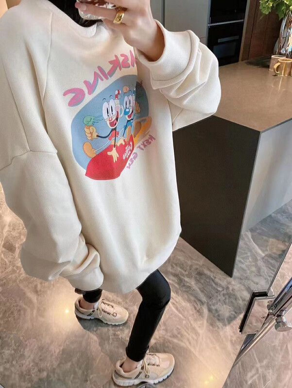 【YT】Fun Cartoon Print Pullover Sweater WY58240# PCZ