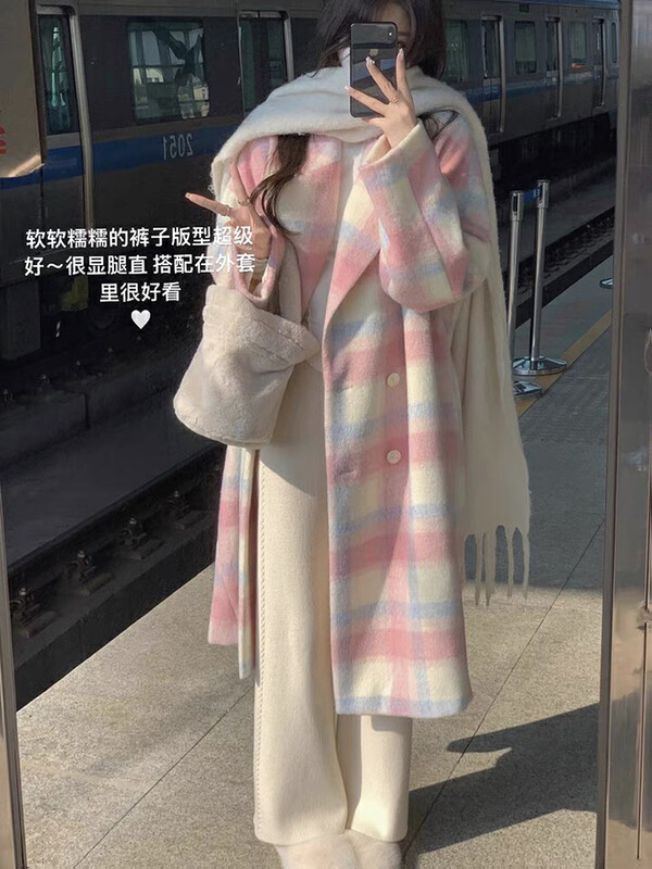【KIKI STUDIO】Winter thick warm plaid suit 7046# HJY