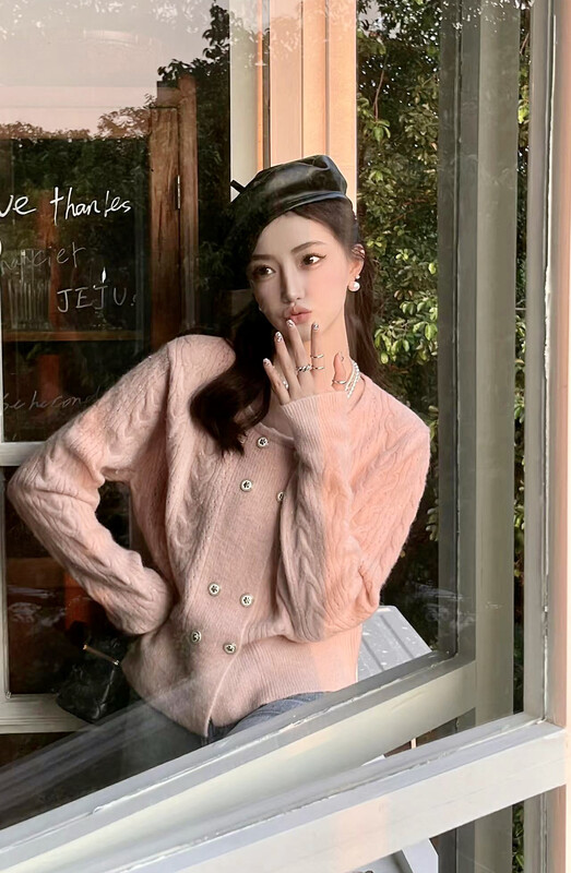 【BENYAN】Love Twist Knit Sweater Sweater D8089