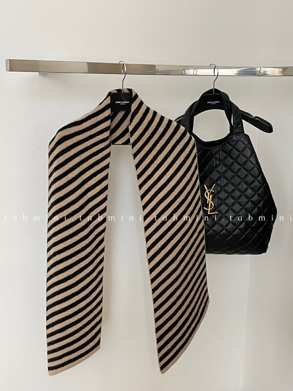 [TABMINI] Versatile striped simple scarf 15311-A # WPL