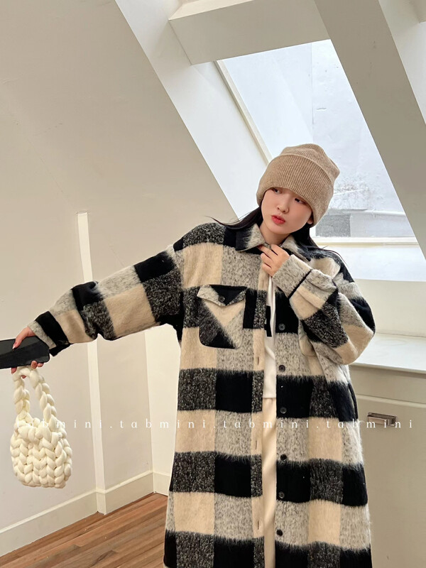 【TABMINI】Korean Style Fashion Coat (30% Wool) D11451-M# WPL