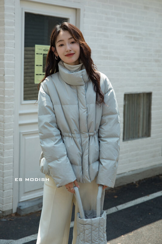 【ES MODISH】Korean Fresh Short Warm Down Jacket (with Handbag) (Contains 90% White Duck Down) JK2060# CQW