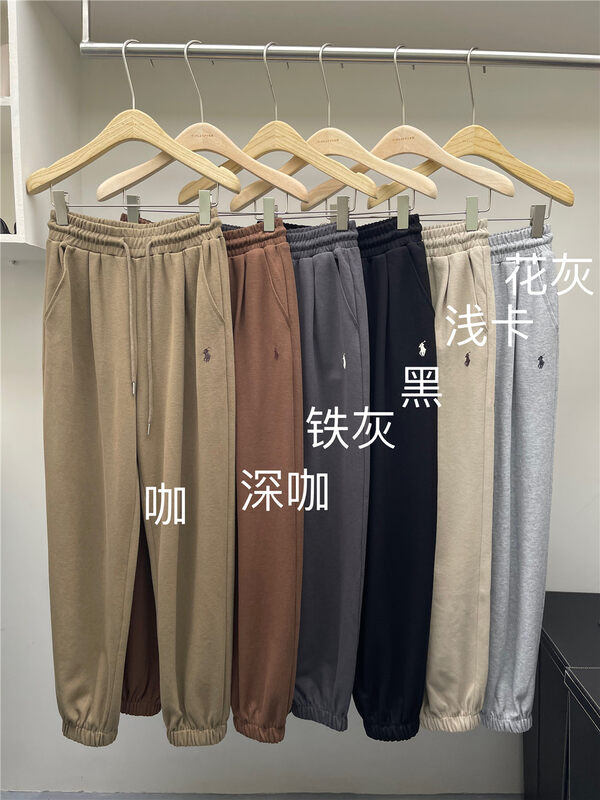Original price 98.99! 【T-PLATFORM】Simple Solid Color Elastic Waist Casual Pants 2963# CQW