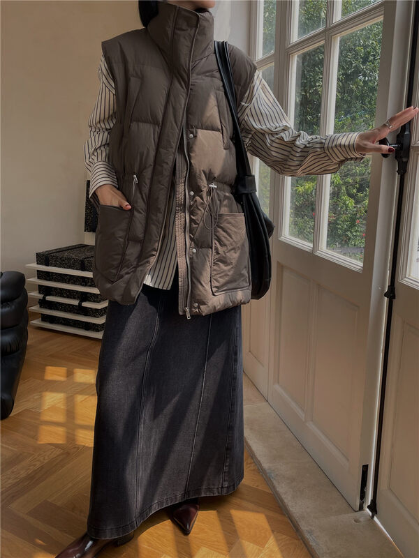 New in winter! [SOUL] Simple, comfortable and versatile waist warm down jacket (including 90% white duck down) 2837# CLS
