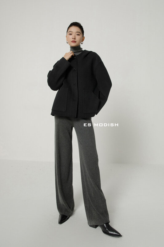 New in winter!【ES MODISH】Versatile loose casual pants SL1917# CQW