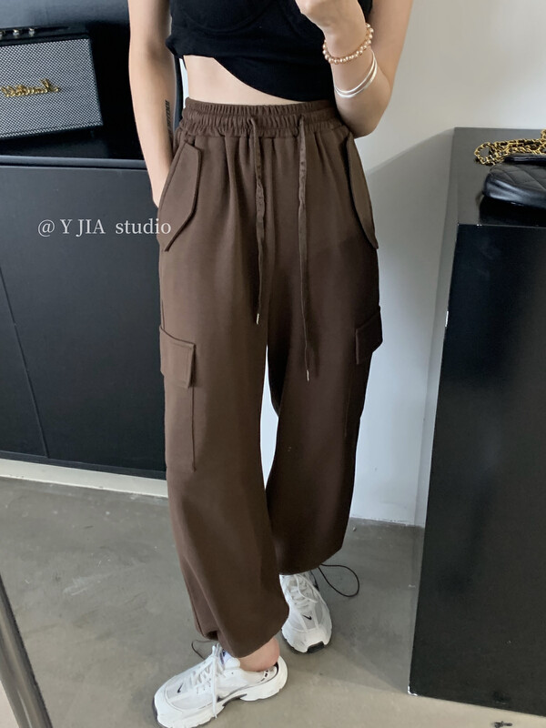 【Y.JIA Yijia】Designed all-match tooling sports sports leggings sports casual pants YS1-6093# FHX