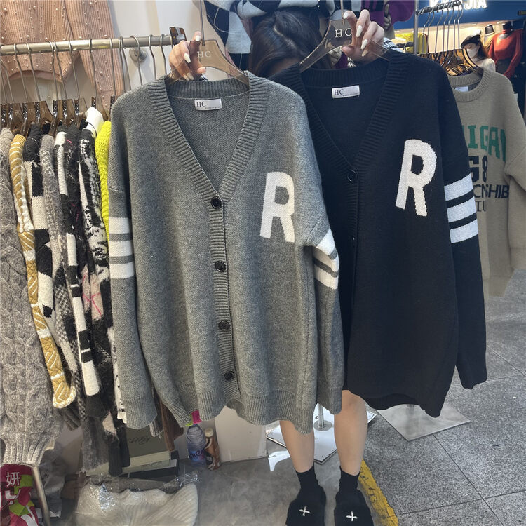 [Korean C Home] Casual Alphabet Large Shirt YS1-251# PCZ