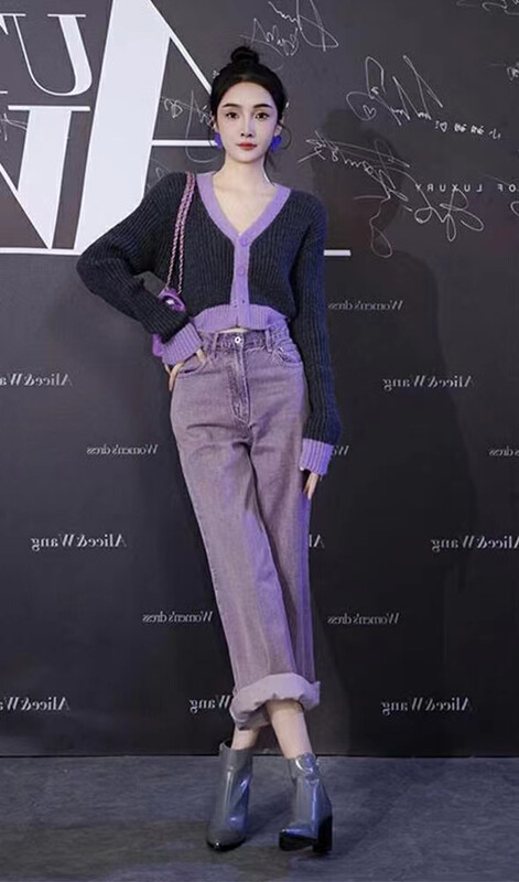 【ARE STUDIO】High waist wide leg straight jeans 92387# OZQ