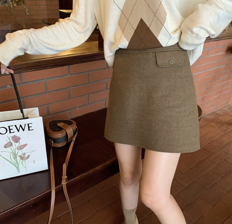 【Y.JIA Yijia】Simple and casual all-match slim skirt 2778