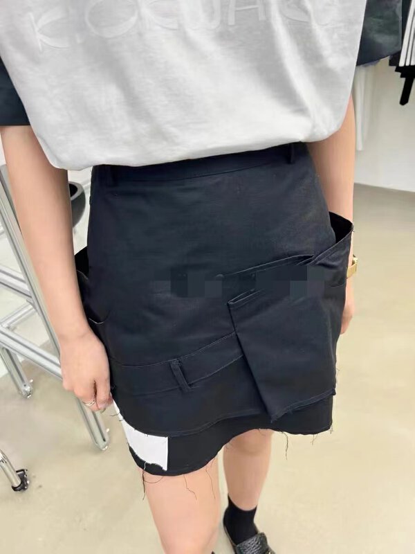 New in early autumn! [TAN] Design heavy industry fashion skirt P3220# ZXL