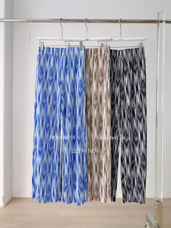 【Fire HOODRESS】Custom Tie-Dye Pleated Straight Casual Pants J21295# JHY
