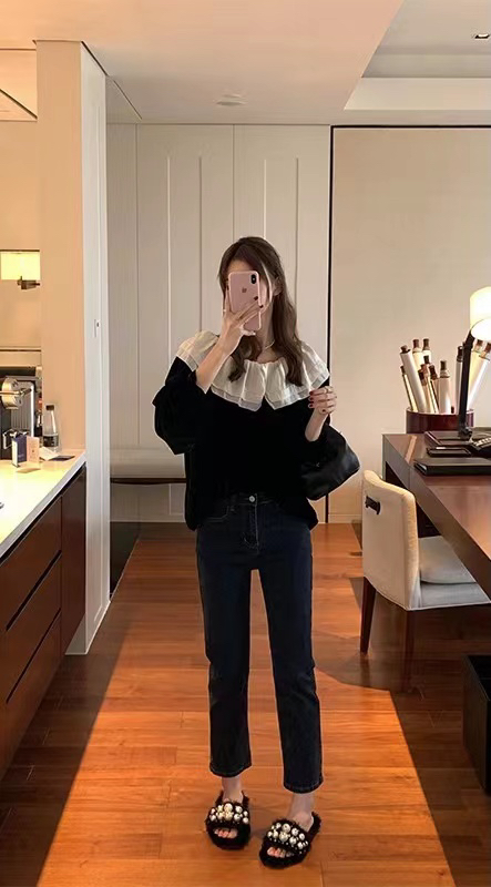 【ARE STUDIO】High waist and slim skinny jeans 92330# OZQ