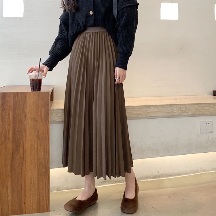 [U grain] Dongdaemun's new all-match pleated skirt 319