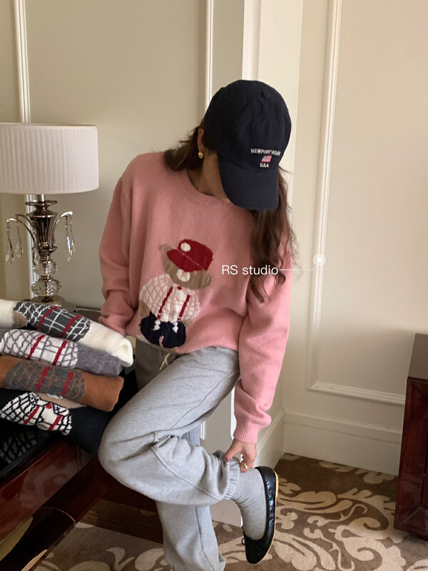 New in winter! [RS] Bear warm sweater M2391# FHX