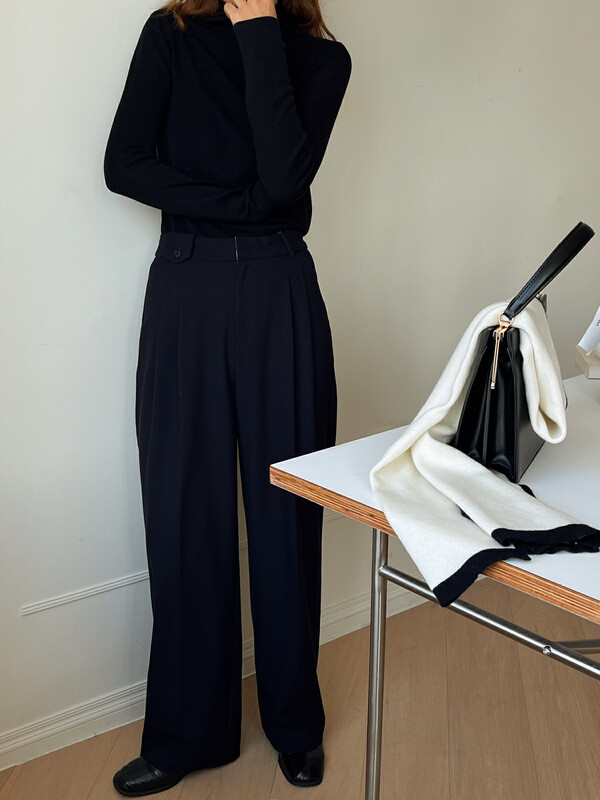 【EVER TRUE】 Thickened Wide Leg Korean Loose Casual Pants 33618# CLS
