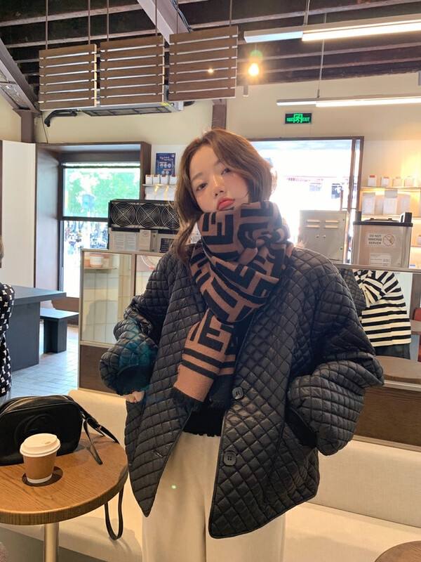 【Y.JIA】Gentle and simple cream puff small lingerie velvet warm down jacket jacket 33003# FHX