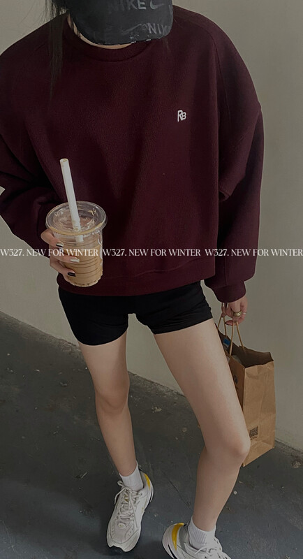 【W327.】Korean version custom vertical fabric three-dimensional tailoring sweater (composite silver fox velvet) 57201# CQW
