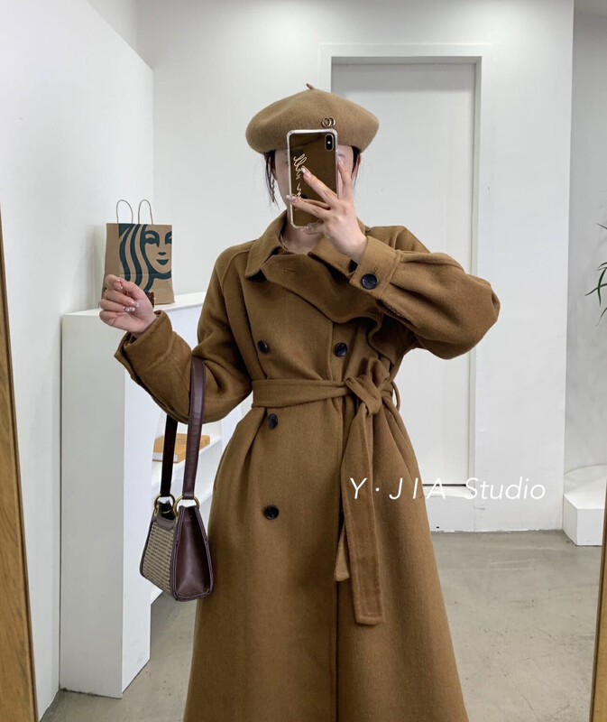 [Y.JIA Yijia] Temperament, versatile design, niche bandage coat 55050