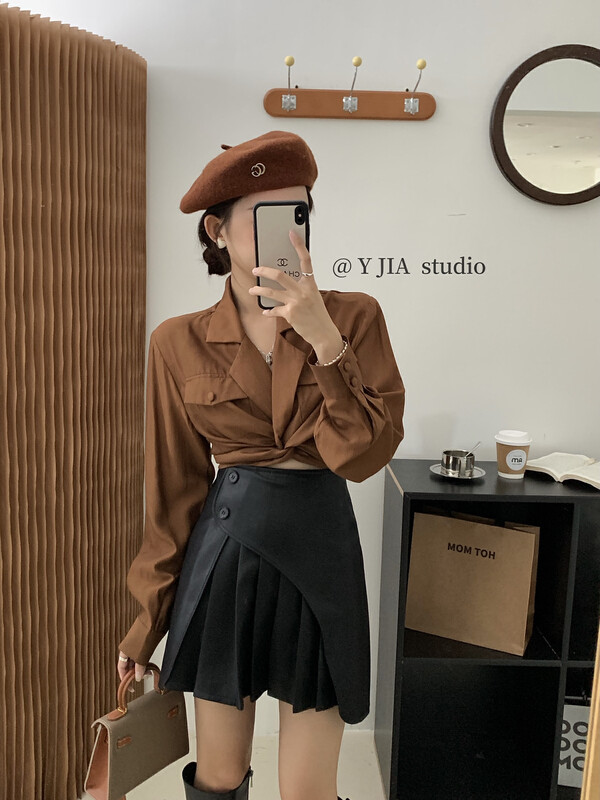 [Y.JIA Ijia] Shirt and skirt suit 8568
