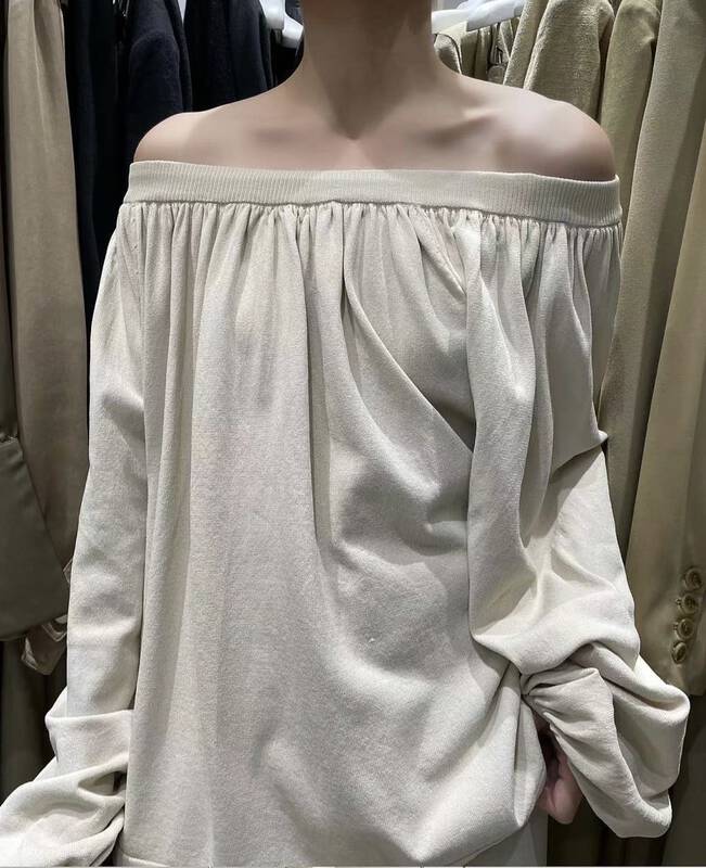 Original price 98.99! Early autumn new style! [SEASONS] Simple one-shoulder shirt 8811# WPL