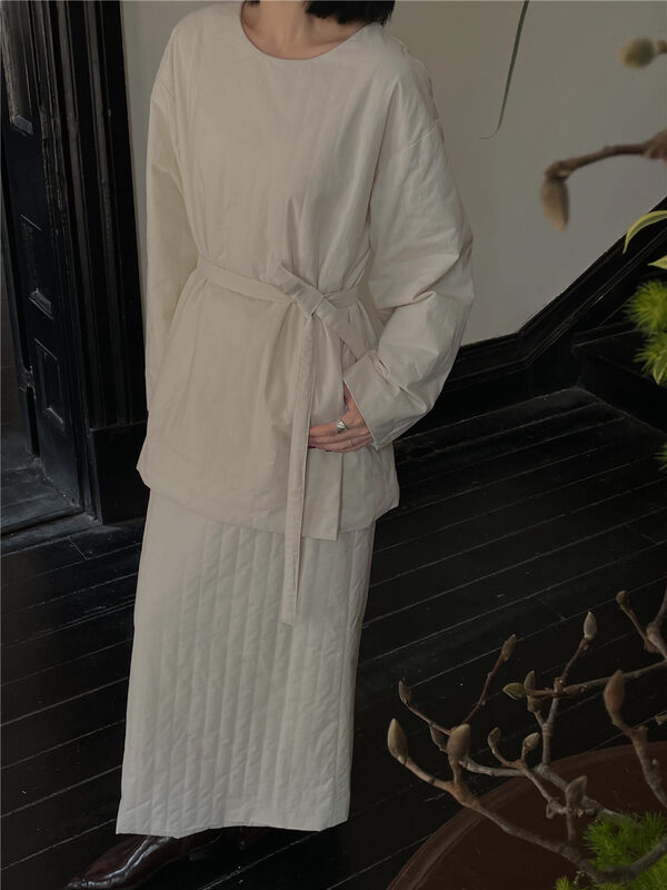 New in winter!【SOUL】Simple temperament long casual skirt 2853# CLS
