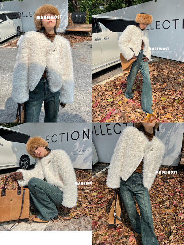 [Osha MADEINOST] winter new simulation design long-haired short coat fur 87321