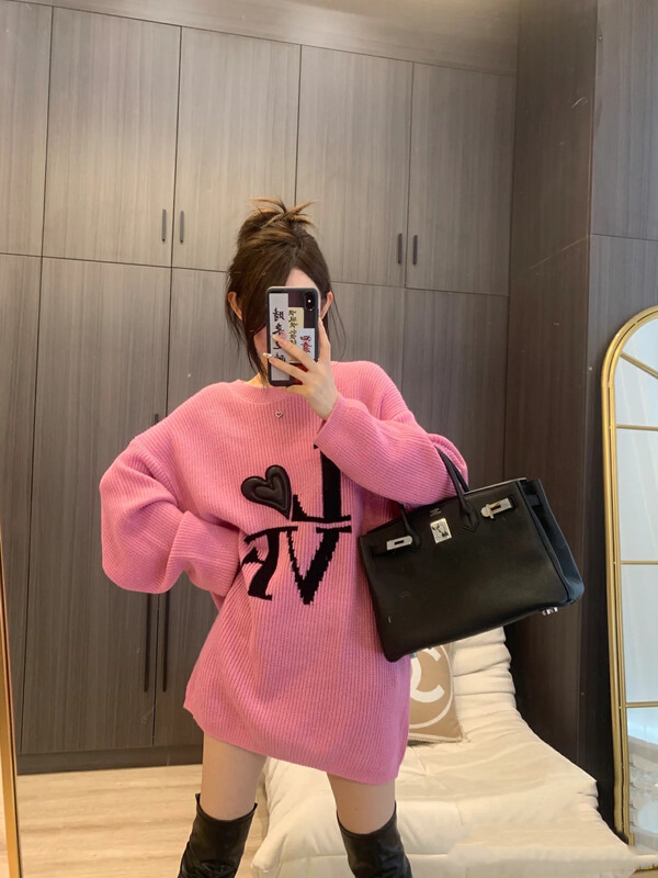 【Y.JIA Yijia】Korean version of the niche loose and lazy casual warm sweater YS1-389# FHX