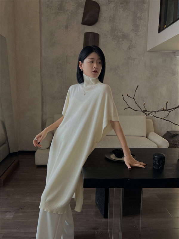 New in winter! [SOUL] Big-name temperament and thin casual long knitted sweater (including 35% wool) 2814# CLS