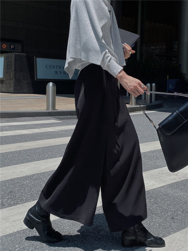 New in autumn! [SOUL] High-quality loose long piece culottes 2731# CLS