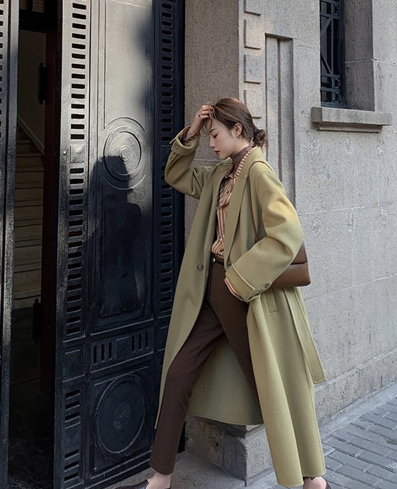 [Y.JIA Ijia] Classic temperament bandage wool coat YS2-99032