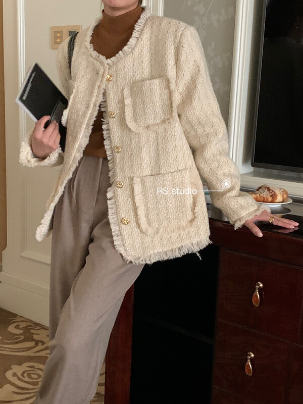 【RS】French pocket woolen Xiaoxiang warm down jacket (including 90% white duck down) KL8011-1# FHX