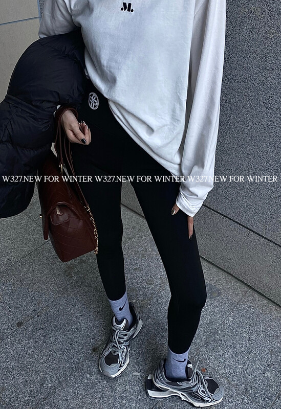 【W327.】Korean version of simple printed high elastic shark leggings 57196# CQW
