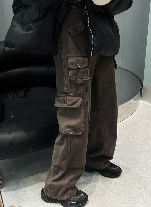 【BOBO1972】Handsome denim overalls jeans only sell pants 221613