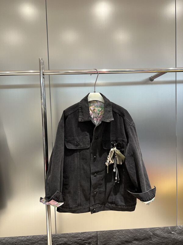 [BOBO1972] Plus cotton features washed denim jacket Cotton clothing craft denim only sells denim jacket 229768
