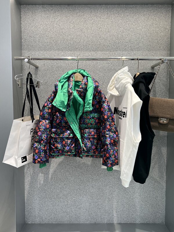 【BOBO1972 】High-grade floral all-match down jacket (only sells jacket) EY227789