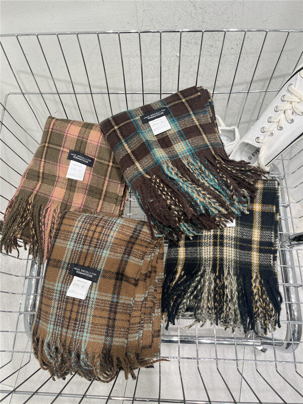 [WANG] Checkered fashionable scarf YS9-20 # ZXL