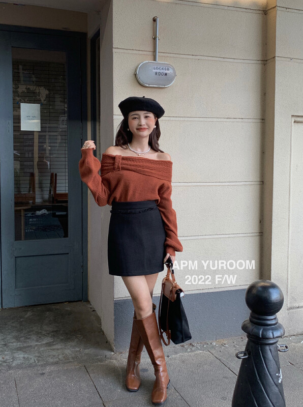 【APM YUROOM】Temperament high waist slim skirt 9179# LSL